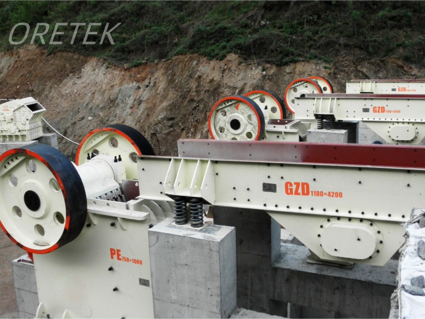 600T/H limestone crushing production site in Baoji，Shaanxi